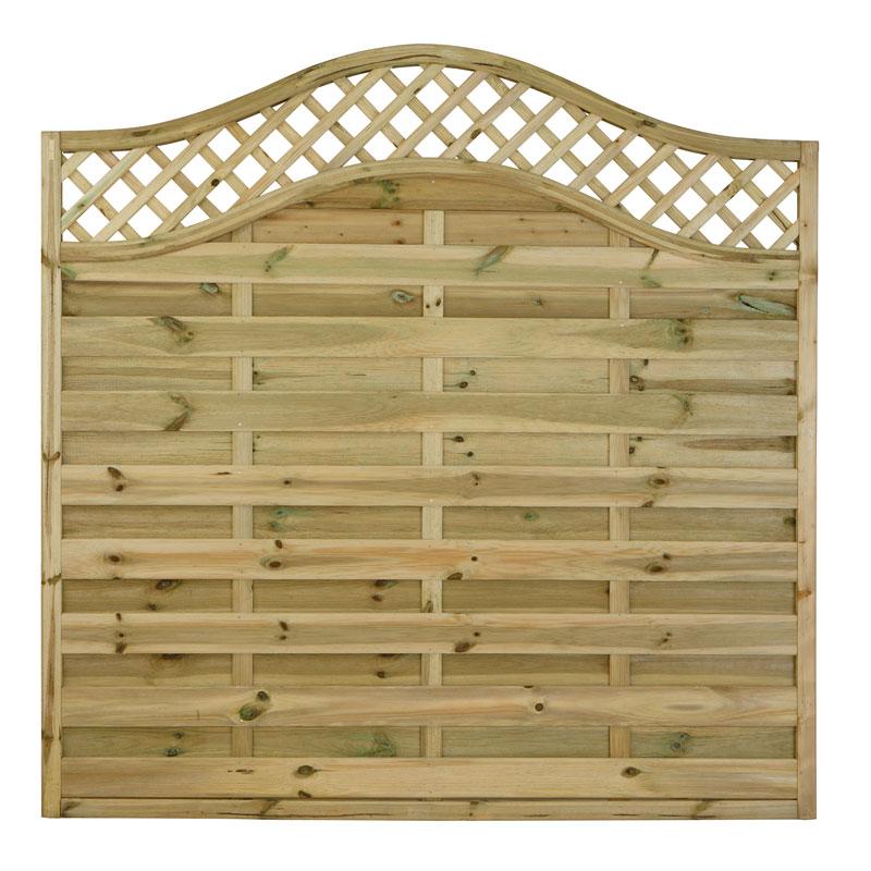 Fencing Horizontal Weave Paloma Fence Panels (Various Sizes)