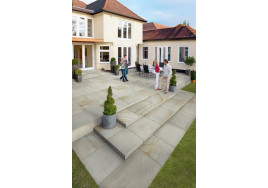 Fairstone Sawn Versuro Paving - King Size - Antique Silver