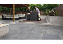 Fairstone Slate Casarta Paving - Silver Grey