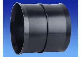 150mm Twinwall Double Socket Coupling