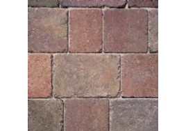 50mm Bradstone Woburn Rumbled Block Paving - Autumn