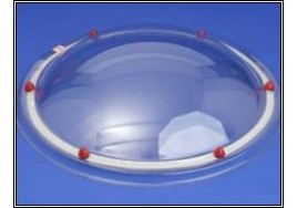 Circular Clear EM-Domes - Triple Glazed Rooflight