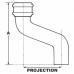 Downpipe Offset 150mm (6