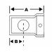 Stop End 75mm Outlet External