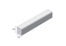 150 x 125mm B/N Straight Kerb