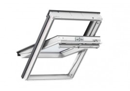 VELUX GGL 2062 White Painted Noise Reducing Triple Glazed Centre Pivot Window