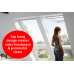 VELUX GPU 0066 Triple Glazed White Polyurethane Top-Hung Window