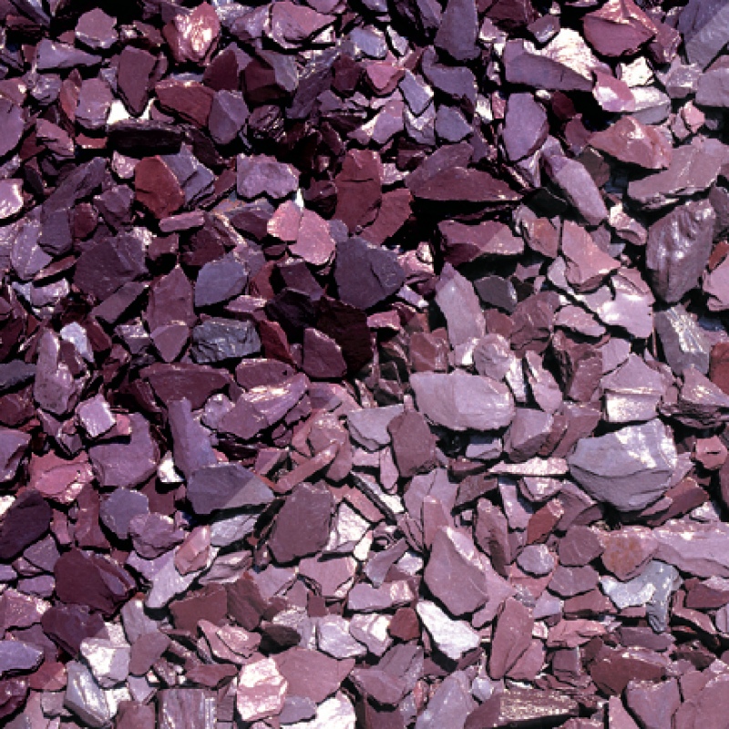 Plum Slate Chippings Plum Slate Chippings
