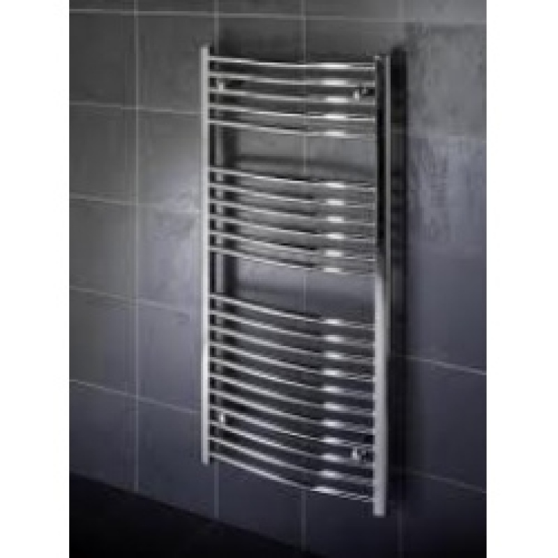 1000mm x 400mm Curved Heated Hand Towel Rail