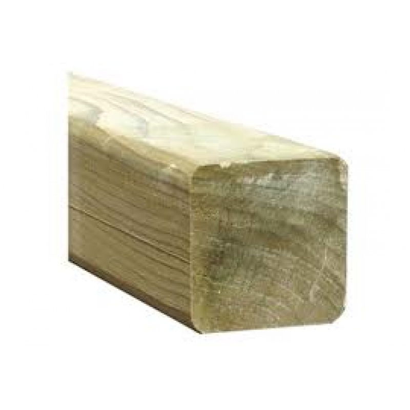 100 x 100mm Green Treated Fence Posts (Various Lengths)