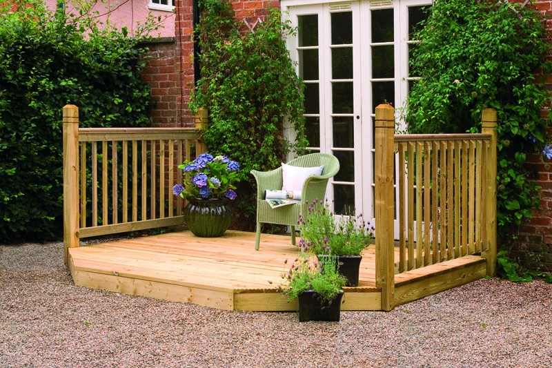 9ft 10" x 7ft 10" Patio Extension Deck Kit